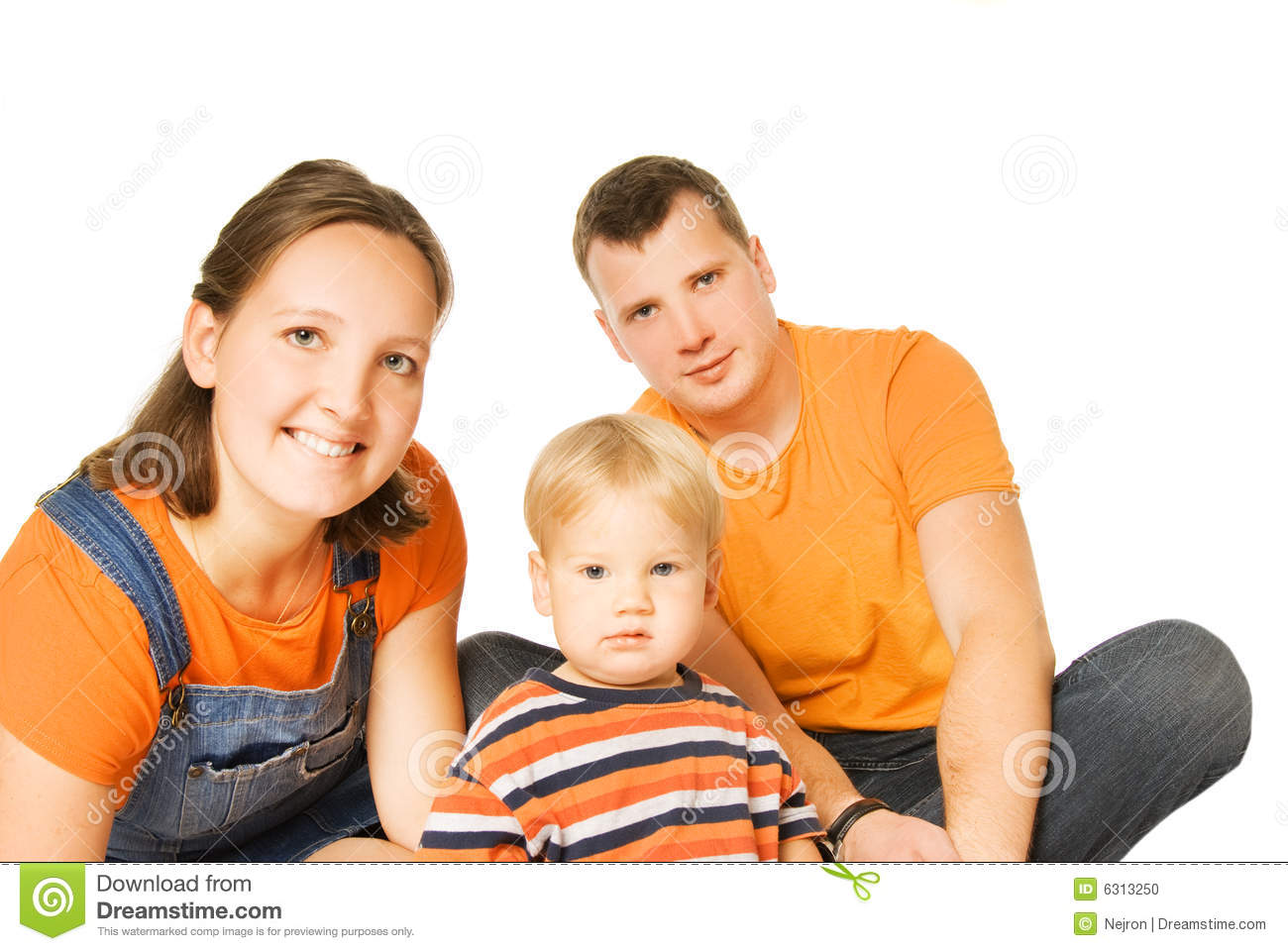 Happy Family Stock Photo White Happy Family Stock Photo White