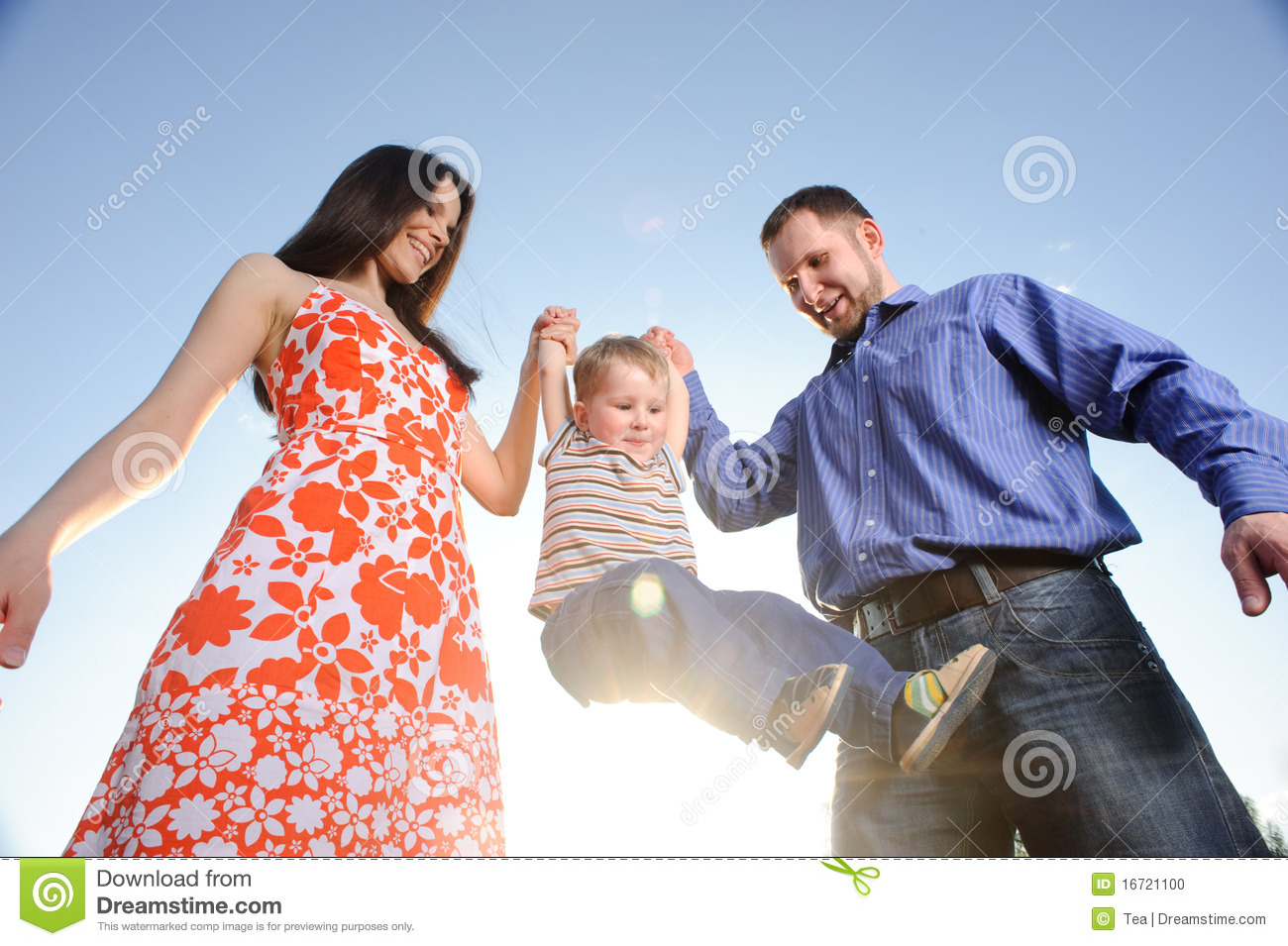 Happy Family Stock Happy Family Stock