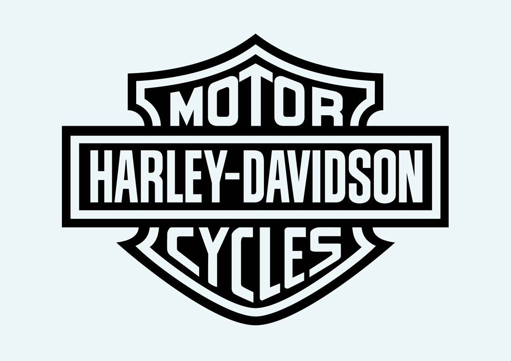 19 Harley-Davidson Vector Clip Art Images