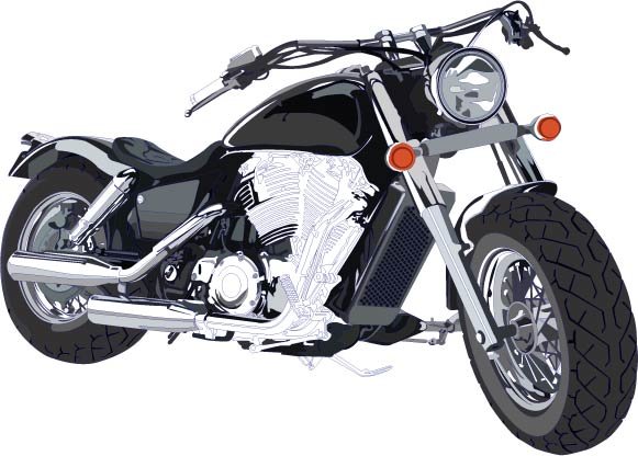 Harley-Davidson Motorcycle Clip Art Vector