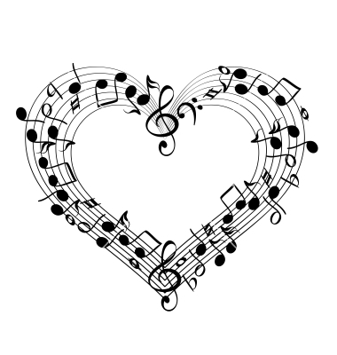 Heart Music Clip Art