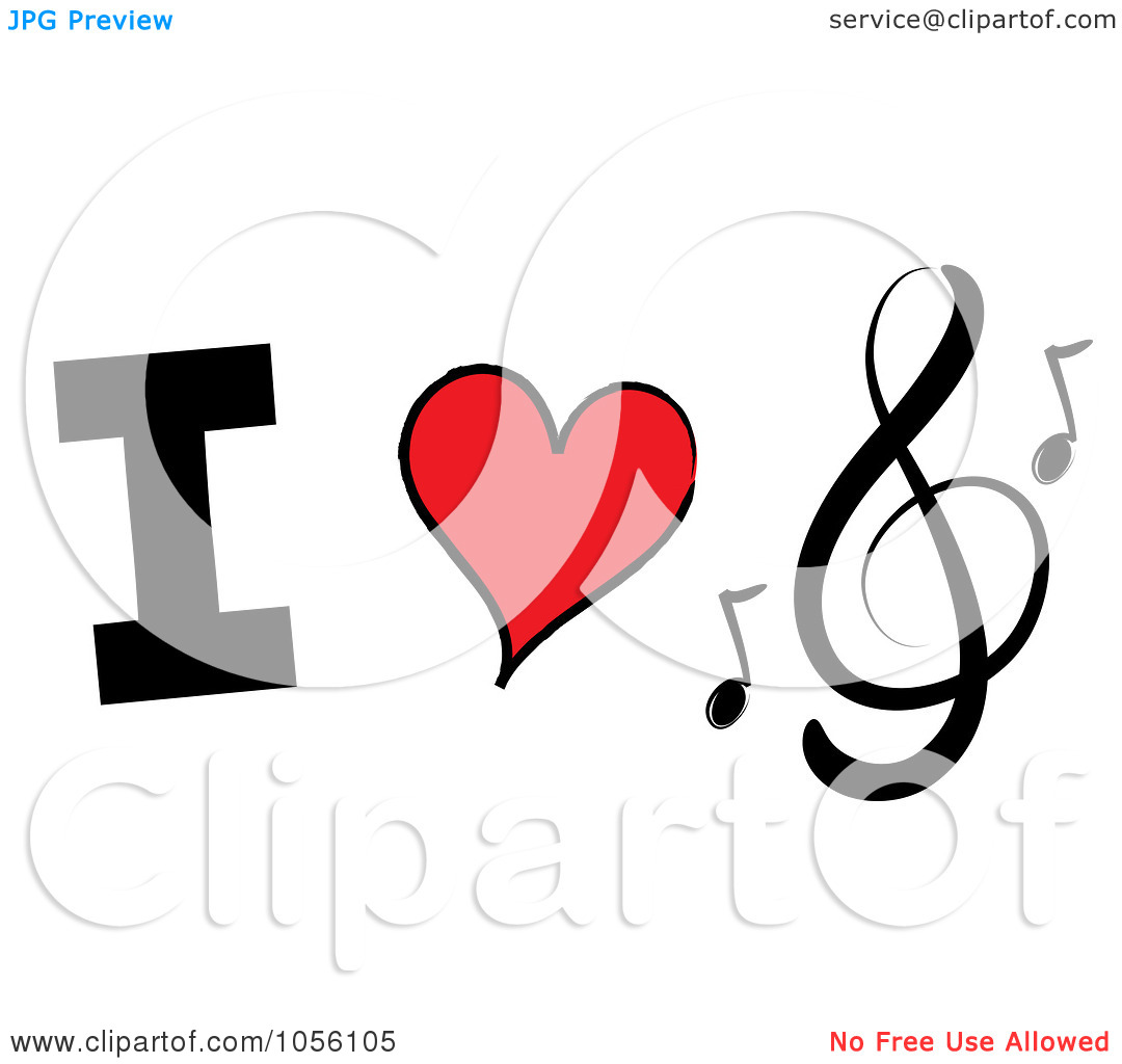 Heart Music Notes Clip Art Free