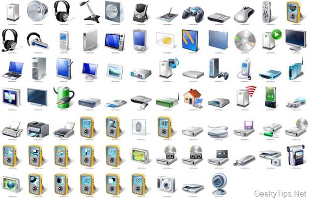 High Resolution Windows 7 Icons