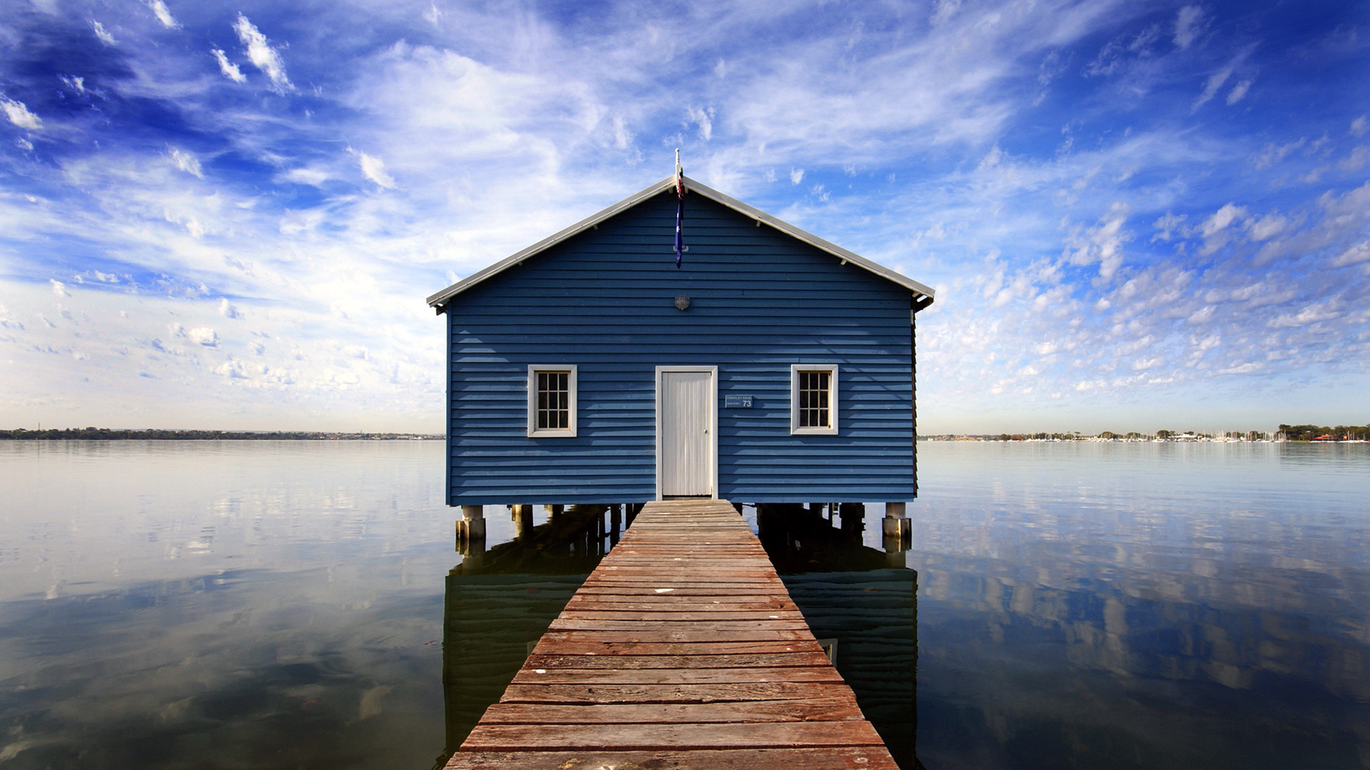 High Water Lake House Dock