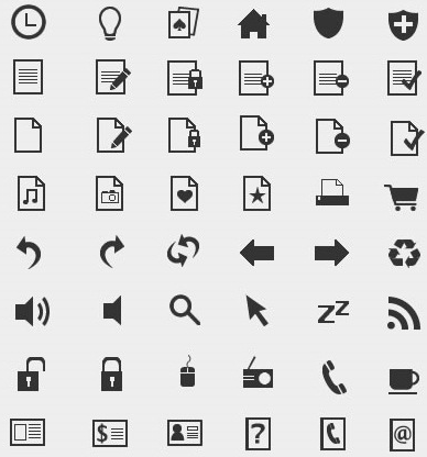 Icon Symbols On iPhone