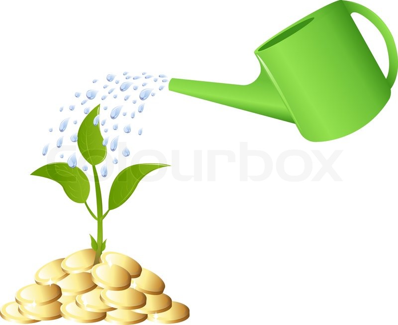 Images of Plants Being Watered with a Watering Can Images of Plants Being Watered with a Watering Can
