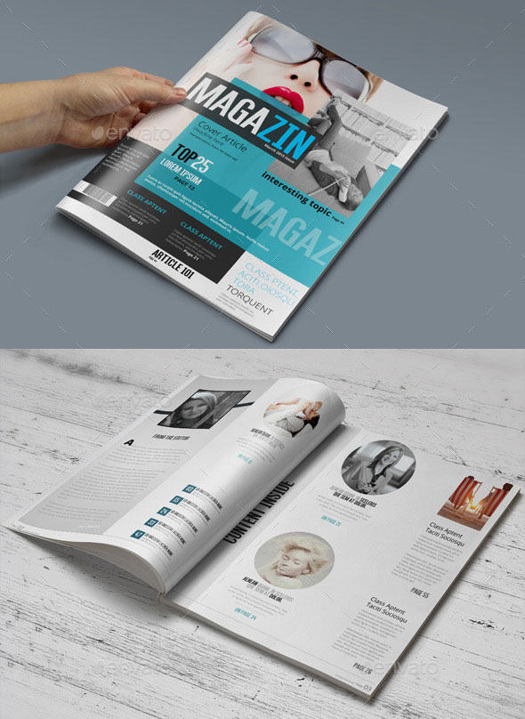 InDesign Magazine Layout Template InDesign Magazine Layout Template