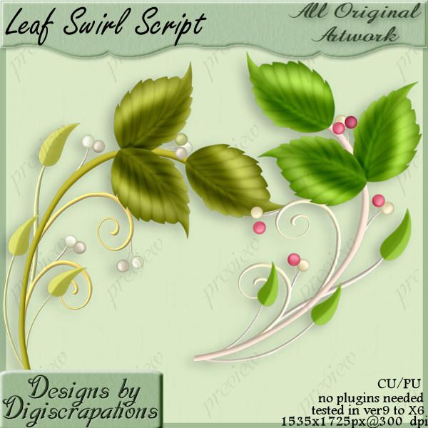 Leaf and Swirl Design