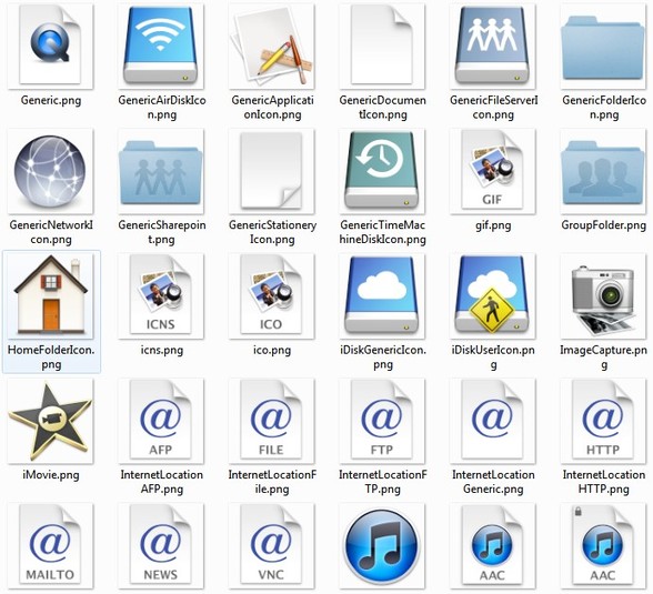 Mac OS X Lion Icons