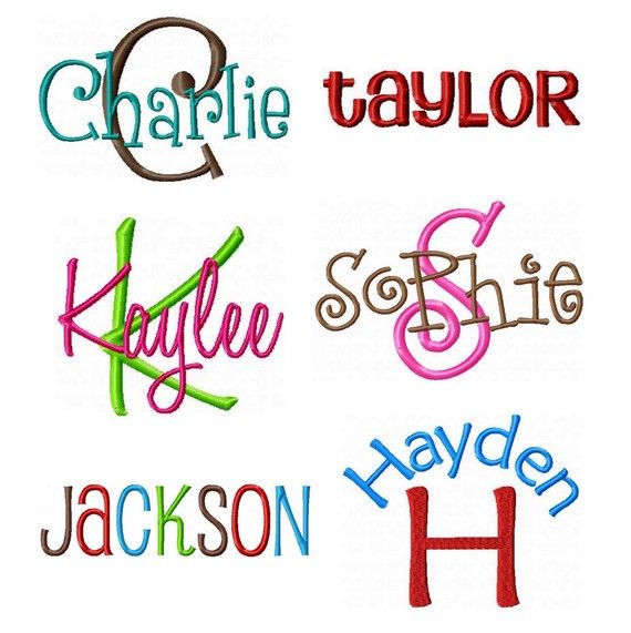 Machine Embroidery Fonts Downloads