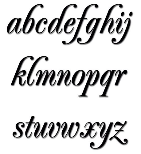 Machine Embroidery Script Fonts Alphabet Machine Embroidery Script Fonts Alphabet