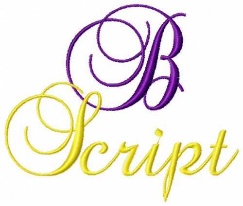 Machine Embroidery Script Fonts Alphabet Machine Embroidery Script Fonts Alphabet