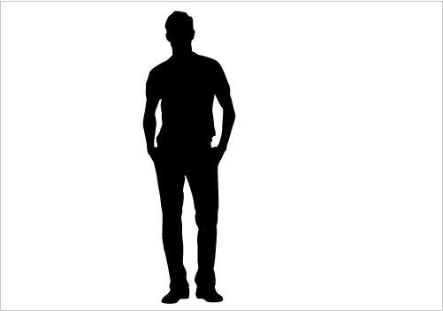 Man Silhouette Standing