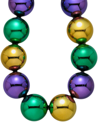 Mardi Gras Beads Clip Art