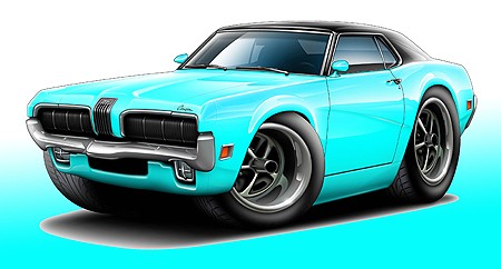 Mercury Cougar Muscle Car