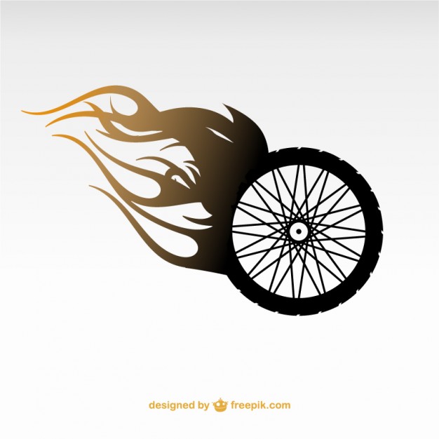 Motorcycle Wheel Vector Free