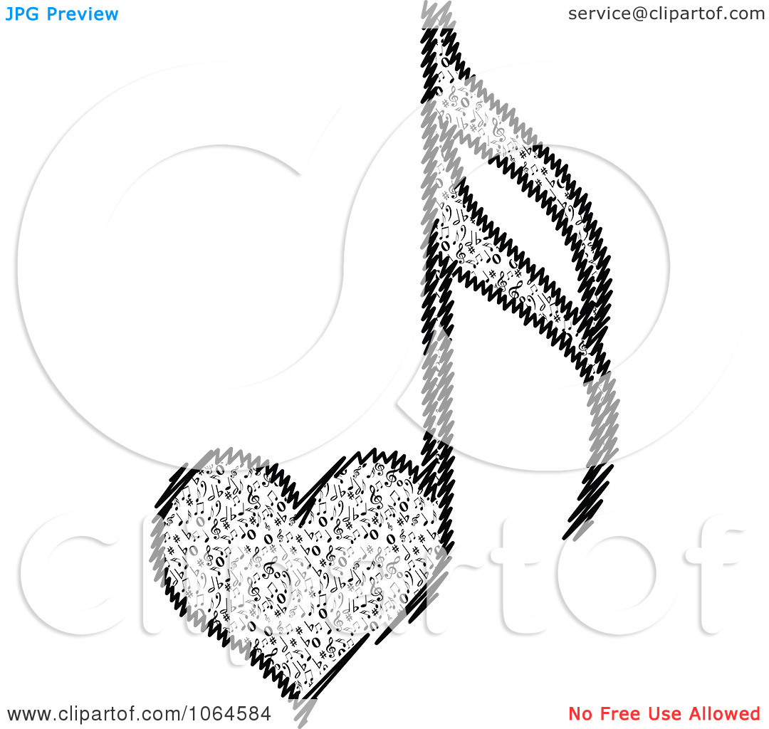 Music Notes Hearts