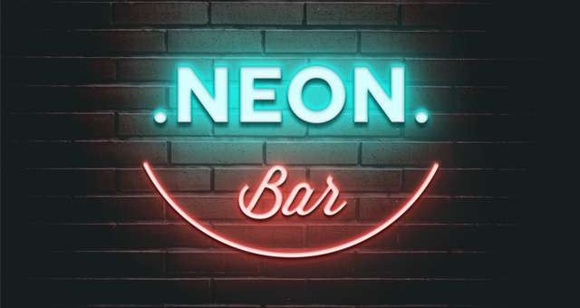 17 Neon Light Effect Photoshop Images