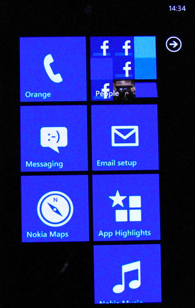 Nokia Lumia Home Screen