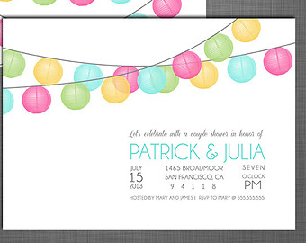 Paper Lantern Party Invitation Paper Lantern Party Invitation