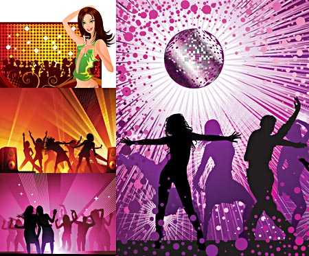 Party Girl Vector Graphics