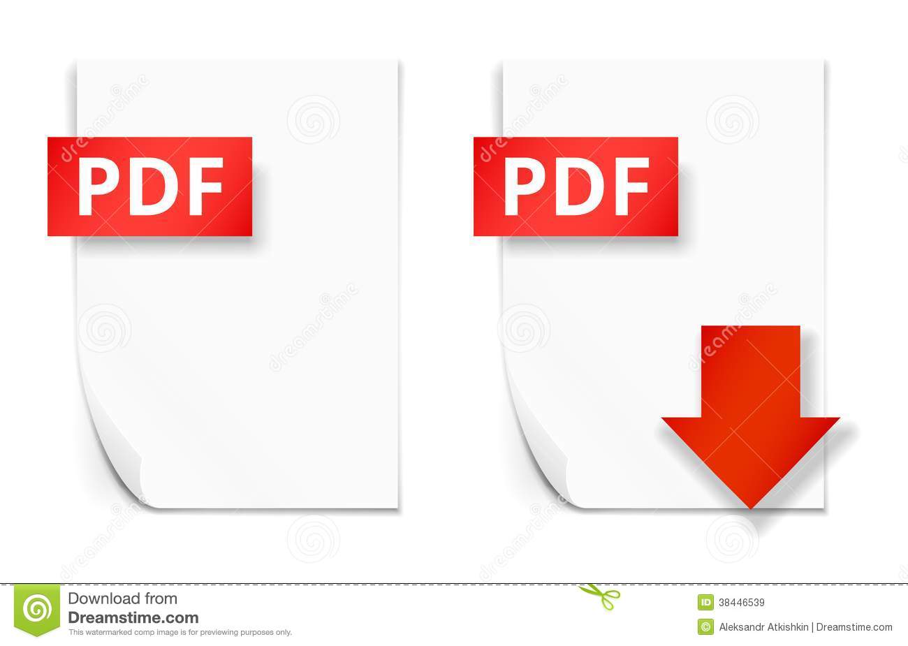 PDF Icon Vector Download