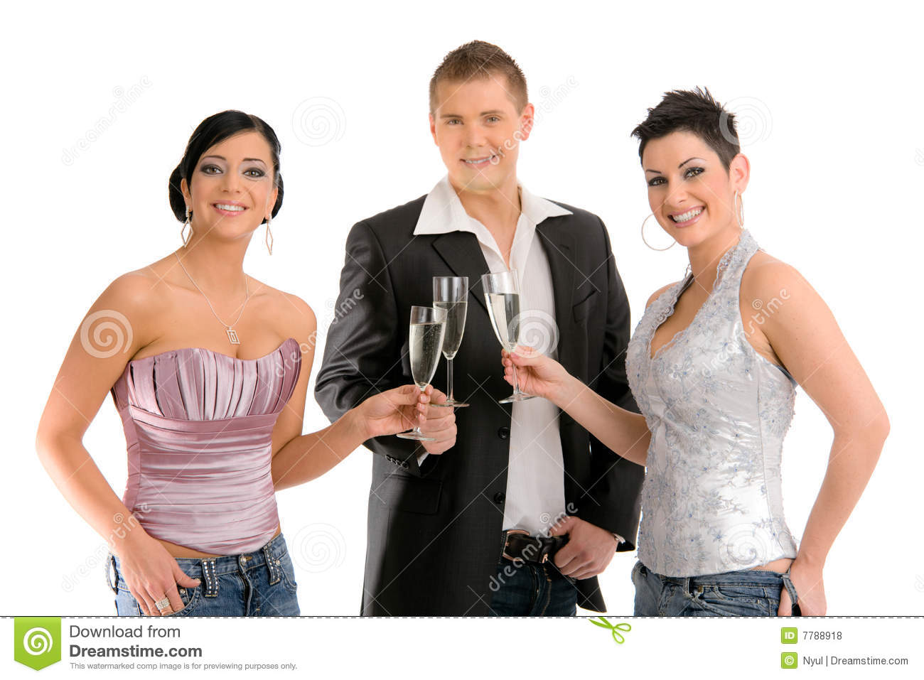 People Drinking Champagne