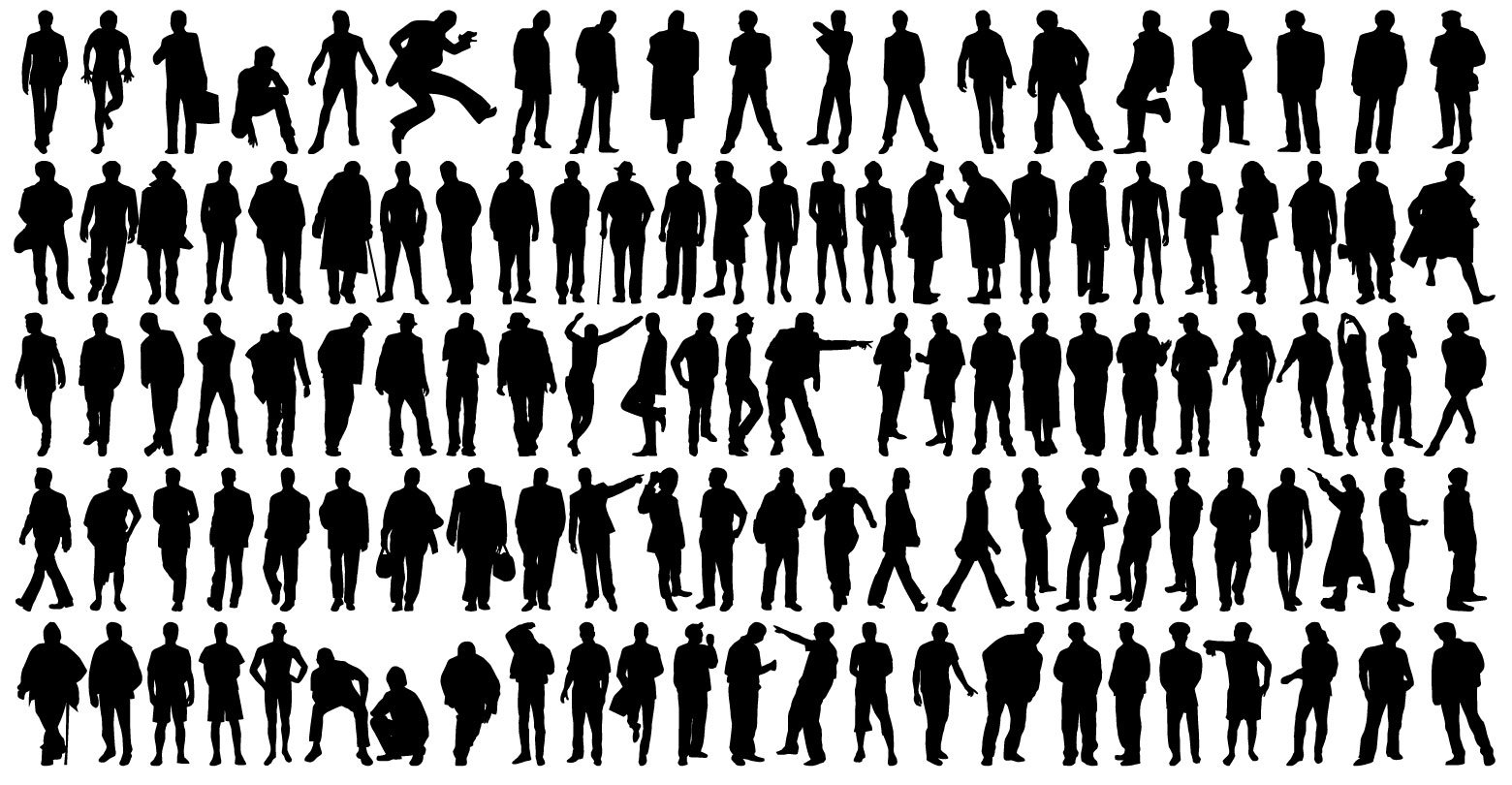 Photoshop People Silhouettes