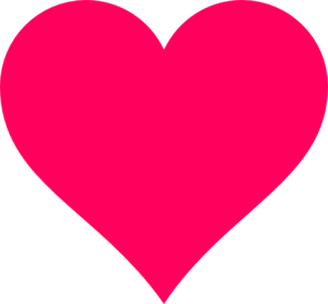 Pink Heart Clip Art Vector