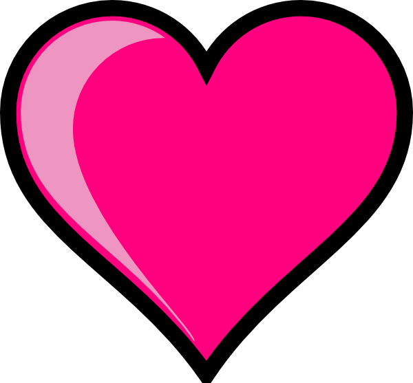 Pink Heart Clip Art