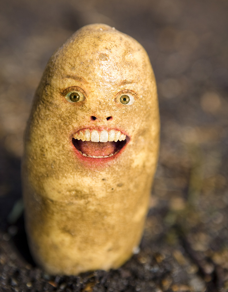 Potato with Human Face