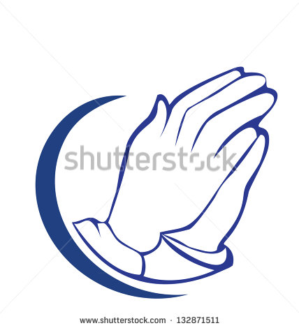 Praying Hands Vector Icons