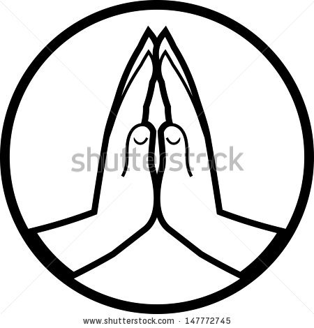 Praying Hands Vector