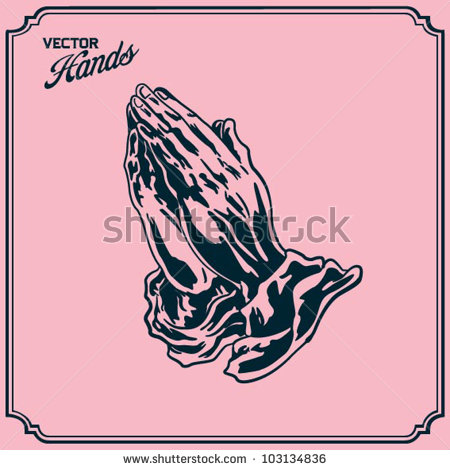Praying Hands Vector
