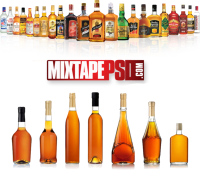 PSD Liquor Bottles PSD Liquor Bottles