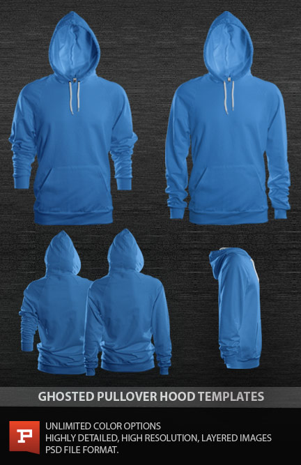 Pullover Hoodie Mockup Template Free