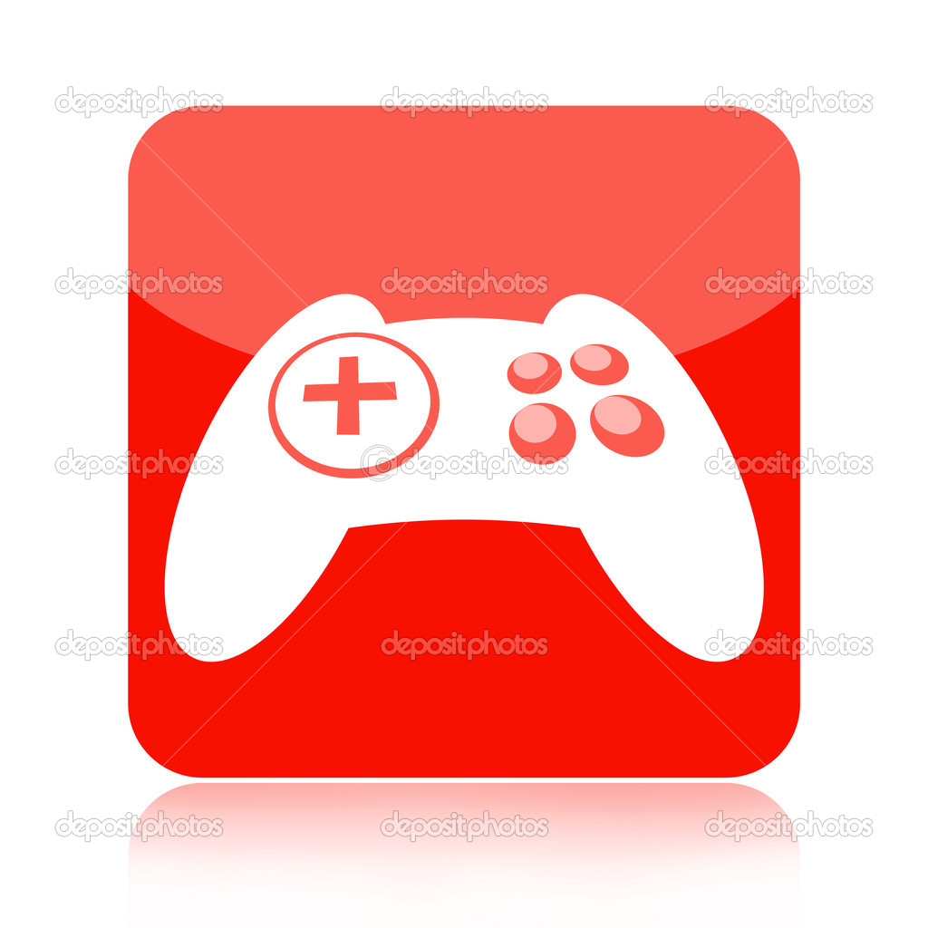 Red Game Controller Icon