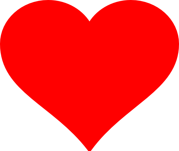 Red Heart Clip Art Vector