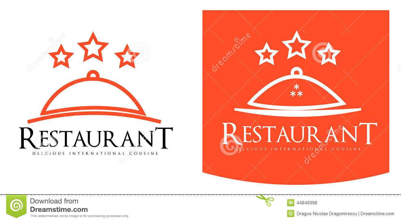 Restaurant Logo with Orange