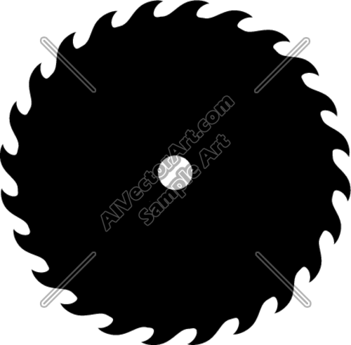 Saw Blade Vector Art