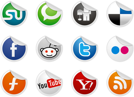 Social Media Icons Facebook Twitter