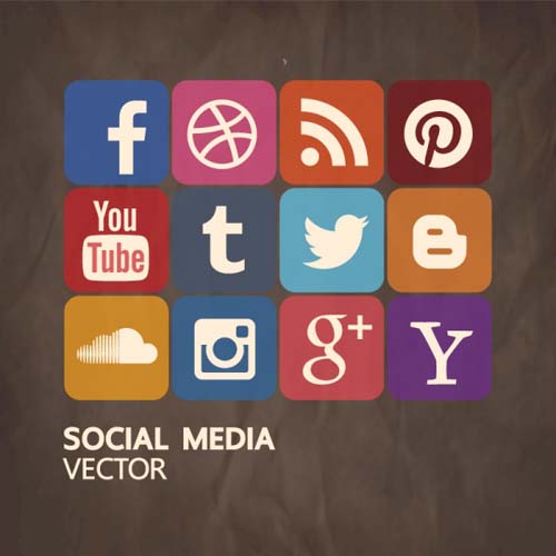 Social Media Icons Vector Free Download