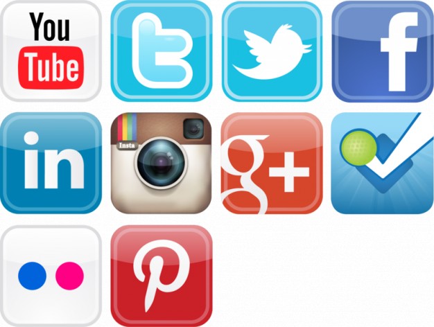 Social Media Icons Vector