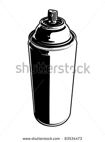 20 Large Spray Can Vector Images