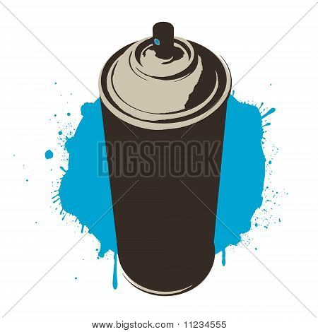 Spray Paint Can Vector