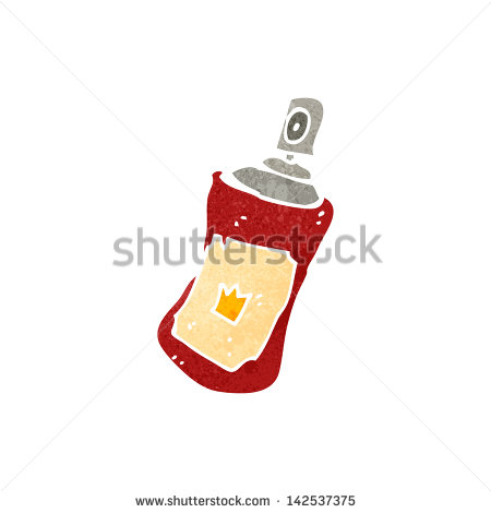 Spray Paint Can Vector