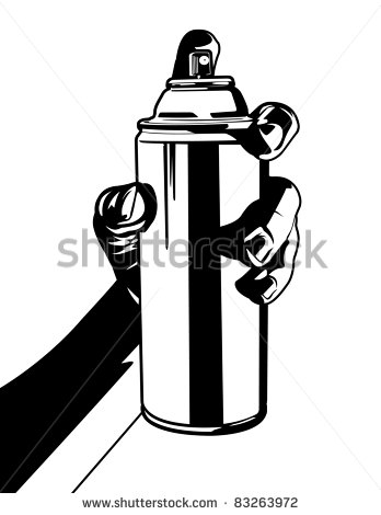 Spray Paint Can Vector