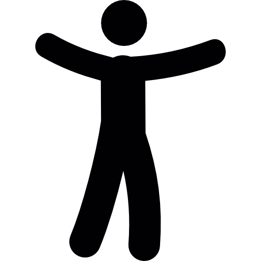 Standing Person Silhouette Icon