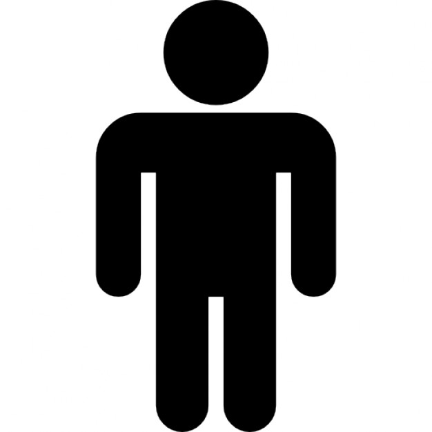Standing Person Silhouette Icon