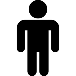 Standing Person Silhouette Icon